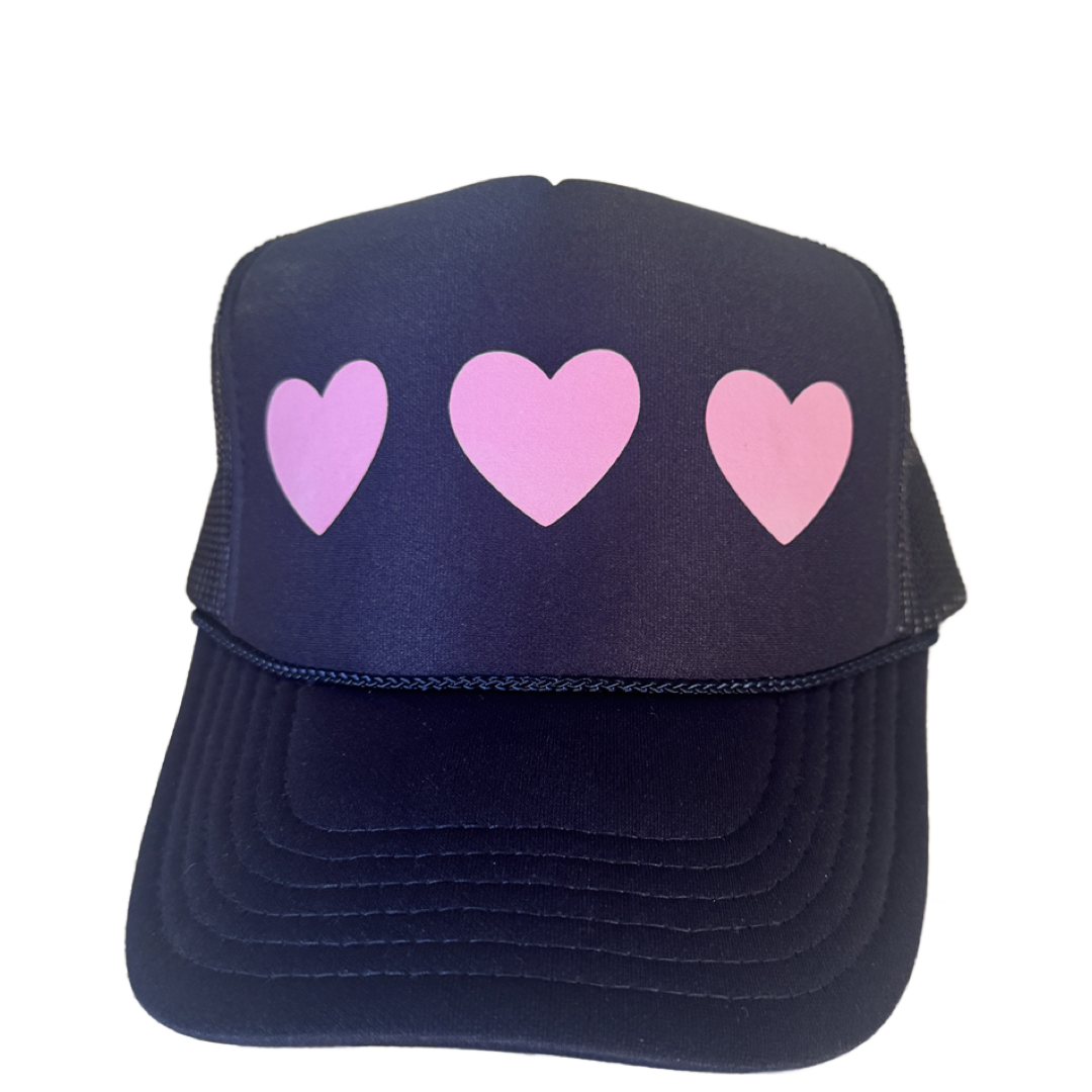 Triple the Love Trucker Hat (available in 13 colors)