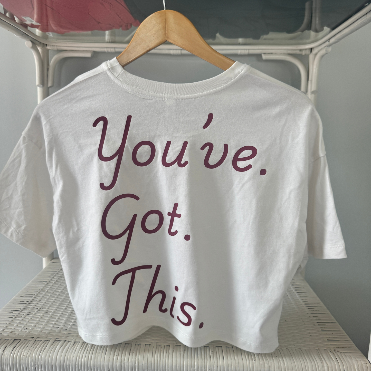 Triple the Love Cropped Tee